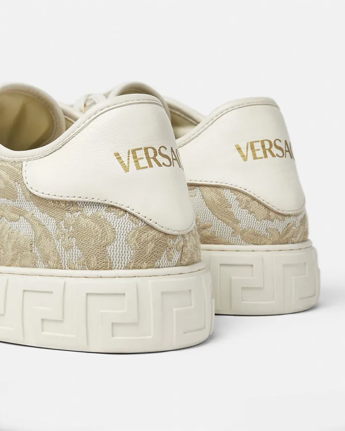 Sneakers Men Versace Barocco Greca Sneakers Beigeprint
