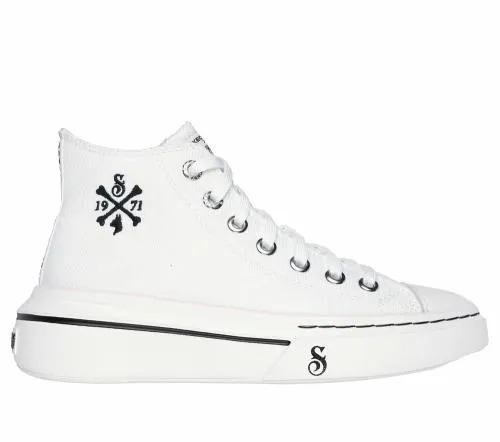Snoop Dogg Snoop One 8211 Doggy Bonez White Women SKECHERS Canvas Shoes