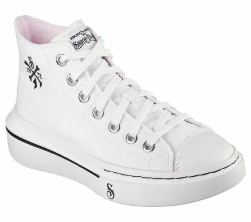Snoop Dogg Snoop One 8211 Doggy Bonez White Women SKECHERS Canvas Shoes