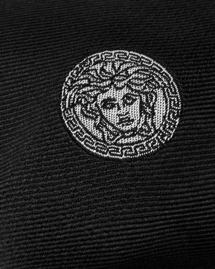 Soft Accessories Men Versace Medusa Silk Tie Black