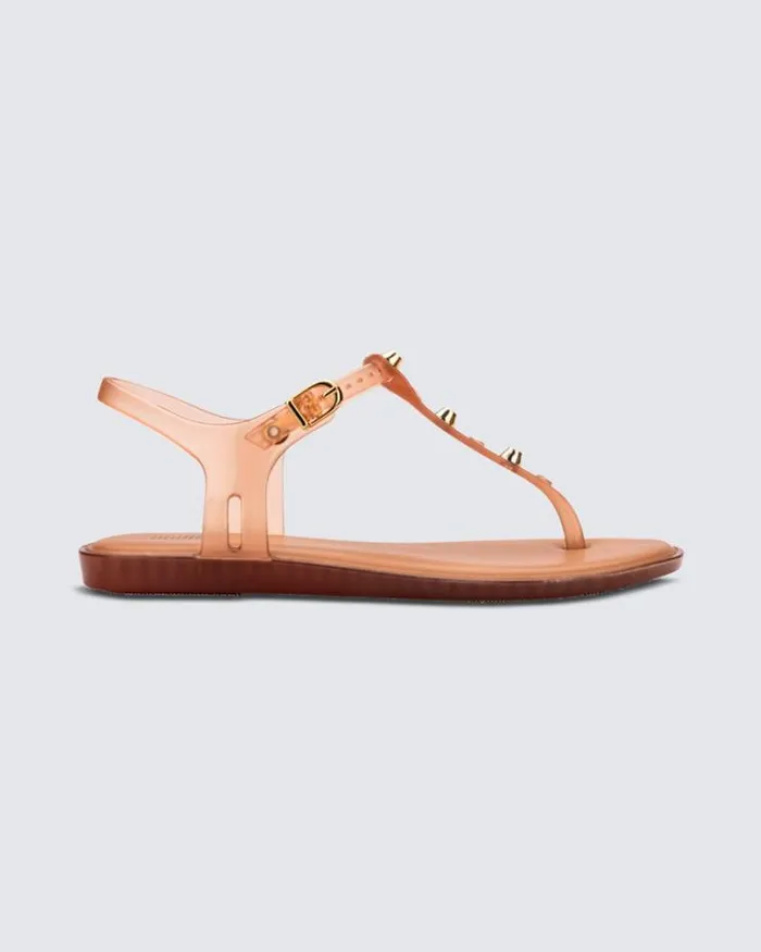 Solar Studs Clear Beige Women Melissa Sandals