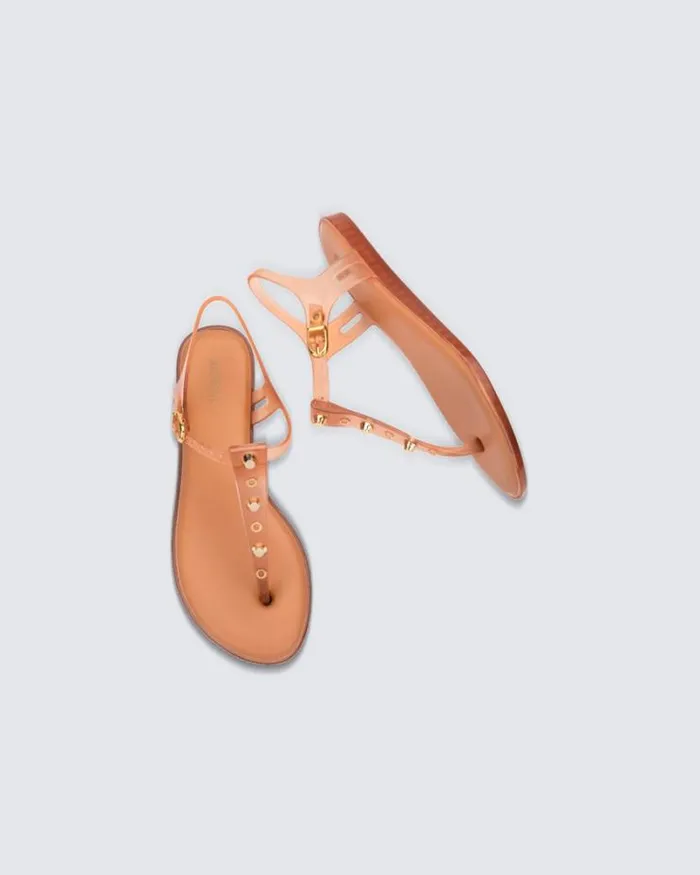 Solar Studs Clear Beige Women Melissa Sandals