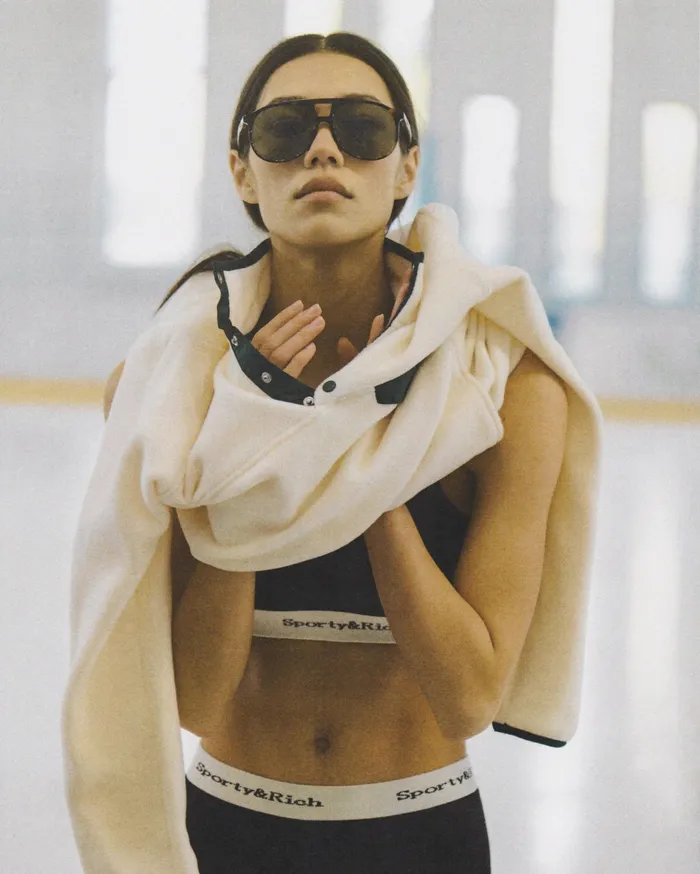 Sporty and Rich Polar Fleece And Sherpa Women Buttoned Polar Sweatshirt 8211 CreamForest