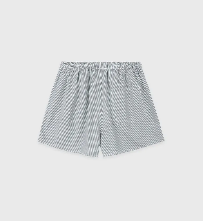 Sporty and Rich Shirting Women SR Sport Mini Boxer Short 8211 Forest Striped