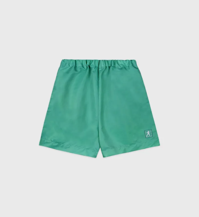 Sporty and Rich Shorts Men Running Woman Nylon Short 8211 Spring GreenWhite