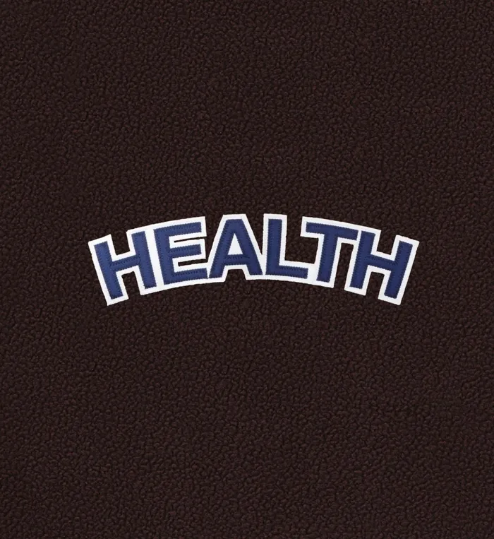 Sporty and Rich Sweatshirts Women Sherpa Health Hoodie 8211 Chocolate