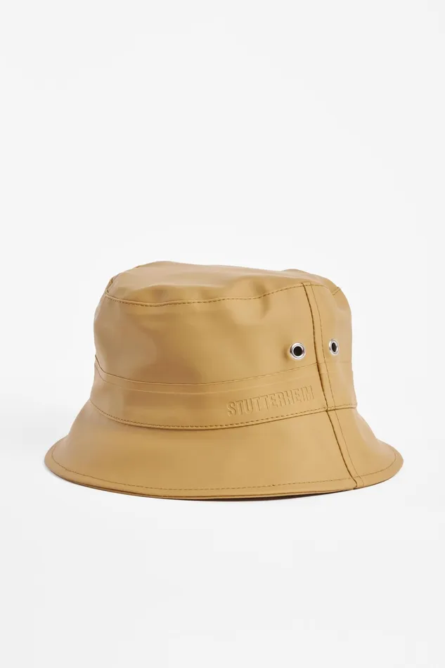 Stutterheim Beckholmen Bucket Hat Sand Women Bucket Hats