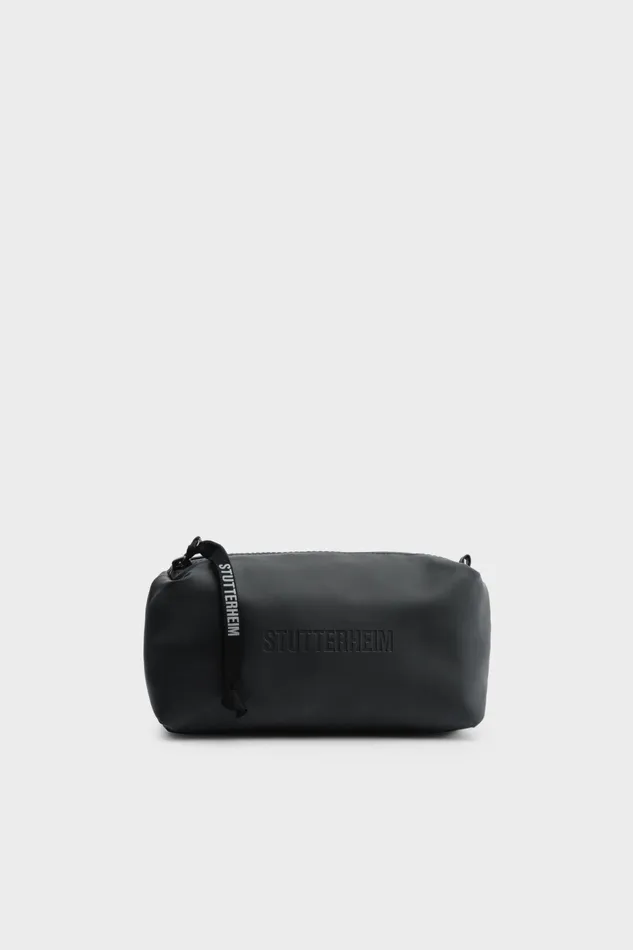 Stutterheim Container Small Wash Bag Black Women Wash Bags