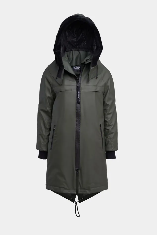 Stutterheim Kalix Parka Green Women Winter Coats