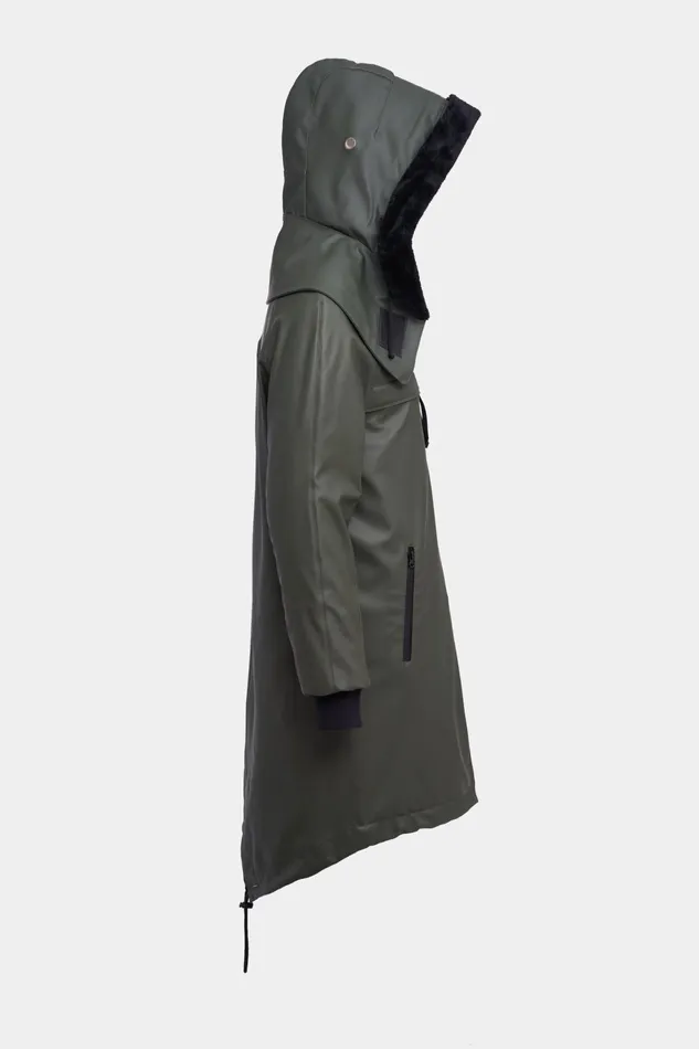 Stutterheim Kalix Parka Green Women Winter Coats