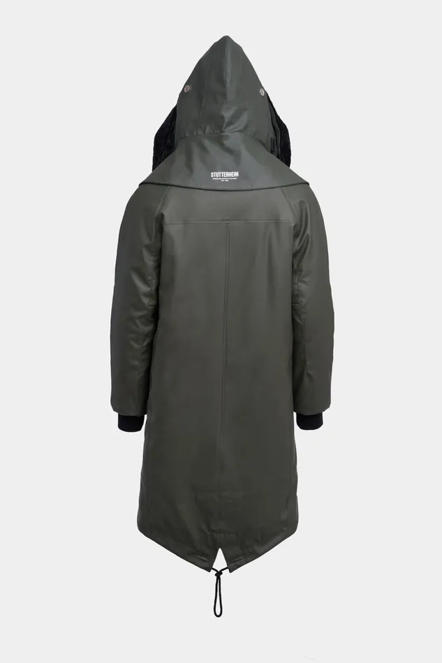 Stutterheim Kalix Parka Green Women Winter Coats