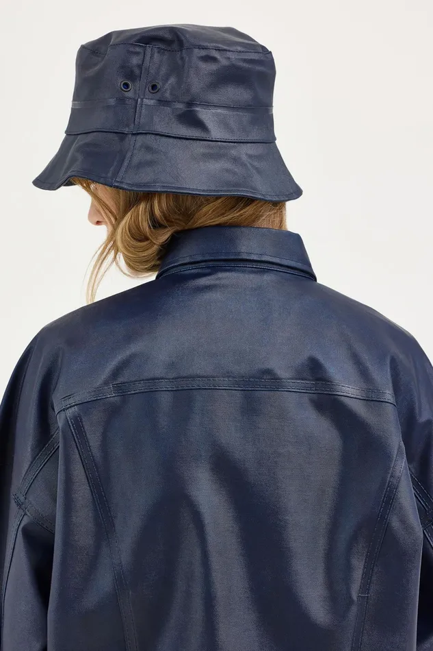 Stutterheim Lee X STUTTERHEIM Bucket Hat Aviator Navy Women Bucket Hats