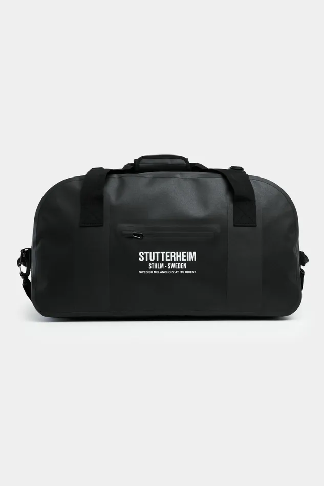 Stutterheim Rain Duffel Bag 50L Black Women Weekend Bags