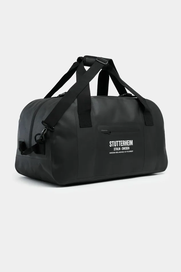 Stutterheim Rain Duffel Bag 50L Black Women Weekend Bags