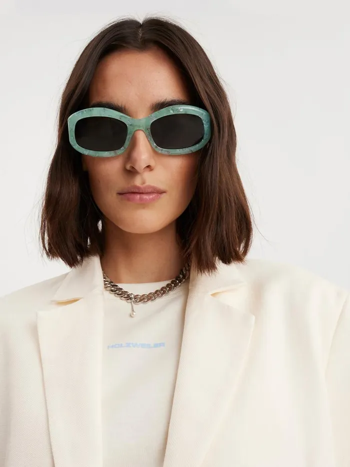Sunglasses WomenMen Holzweiler Ingrid Frame Mint
