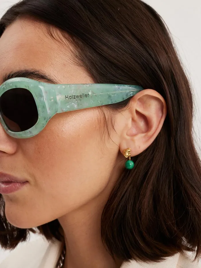 Sunglasses WomenMen Holzweiler Ingrid Frame Mint