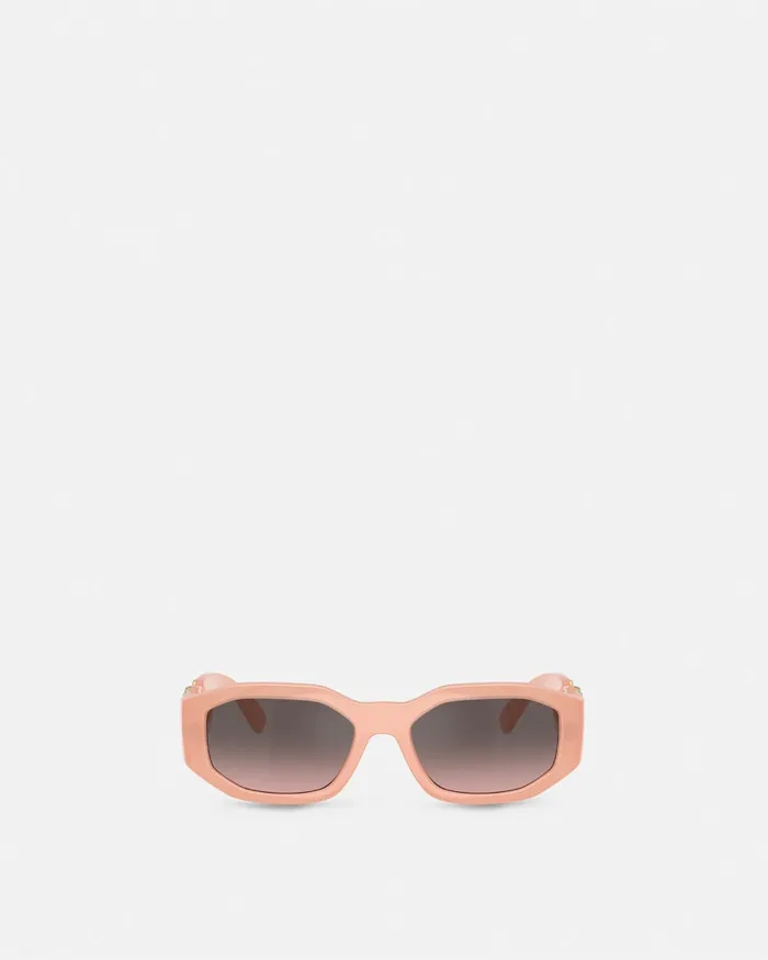 Sunglasses WomenMen Versace Medusa Biggie Sunglasses Goldpink