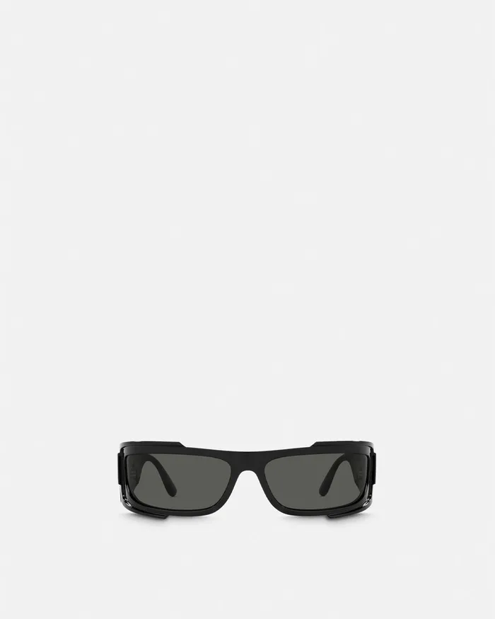 Sunglasses WomenMen Versace Medusa Biggie Wrap Sunglasses Black