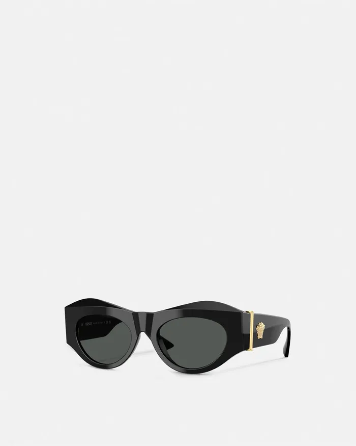 Sunglasses Women Versace Medusa Glam Sunglasses Blackgold