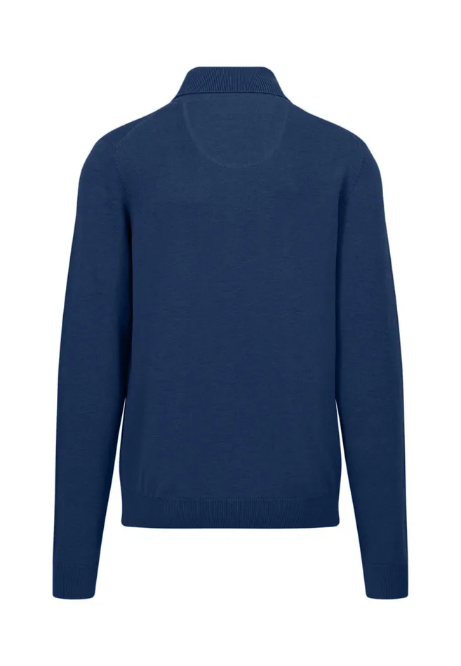 Sweater Men FYNCHHATTON Cotton Sweater With Turtleneck Hazelnavynightcharcoaldark Emerald