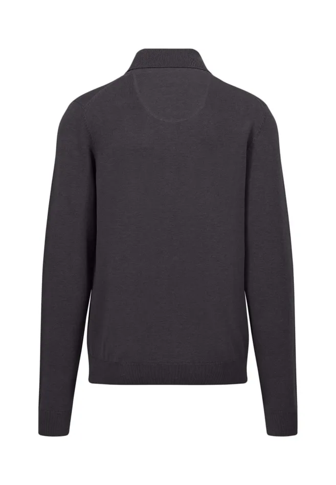 Sweater Men FYNCHHATTON Cotton Sweater With Turtleneck Hazelnavynightcharcoaldark Emerald