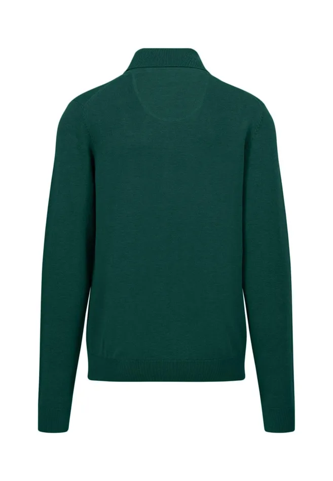 Sweater Men FYNCHHATTON Cotton Sweater With Turtleneck Hazelnavynightcharcoaldark Emerald
