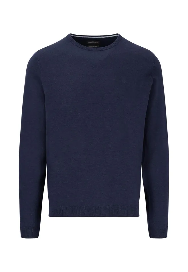 Sweater Men FYNCHHATTON Knitting Sweater Made Of Highquality Cotton Mix Summer Breezenavynew Offwhite