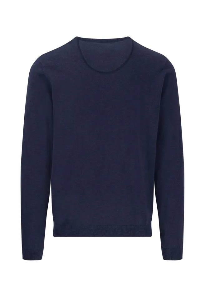 Sweater Men FYNCHHATTON Knitting Sweater Made Of Highquality Cotton Mix Summer Breezenavynew Offwhite