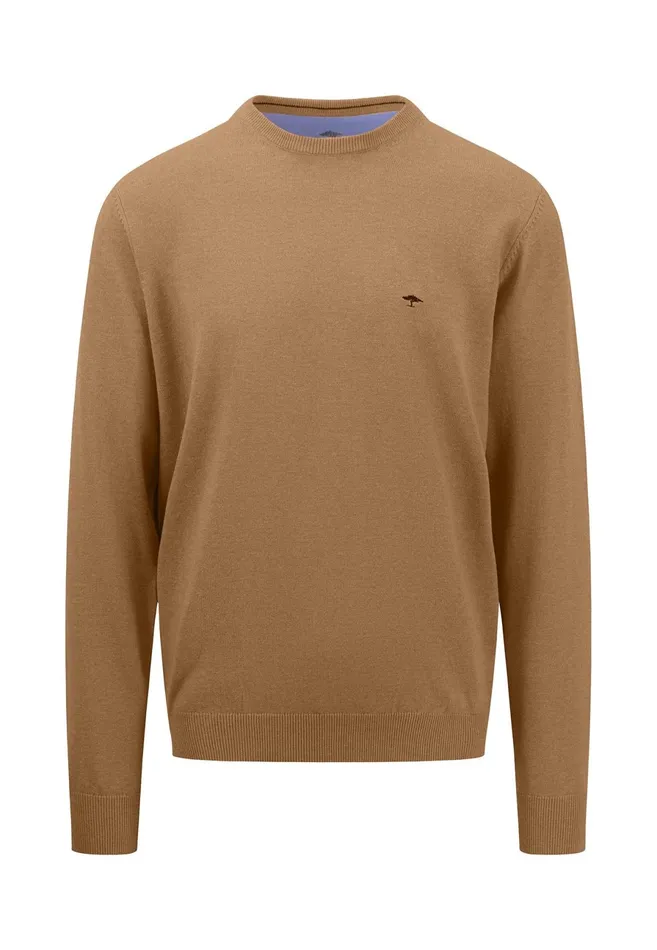Sweater Men FYNCHHATTON Superfine Cotton ONeck Fine Knitting Sweater Soft Greendusty Lavenderpapayawavedusty Olivenightmalaga