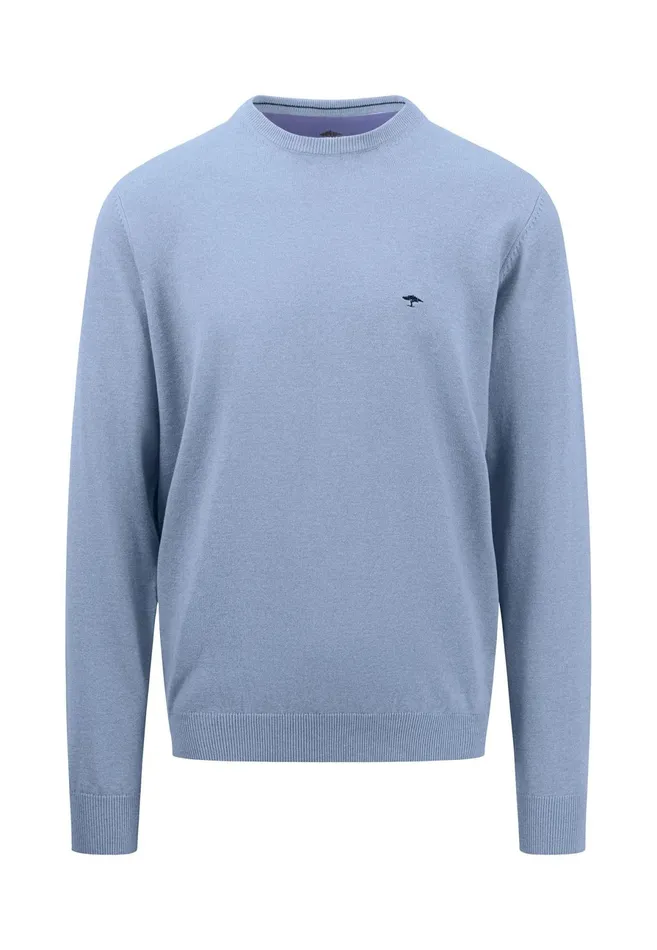 Sweater Men FYNCHHATTON Superfine Cotton ONeck Fine Knitting Sweater Soft Greendusty Lavenderpapayawavedusty Olivenightmalaga