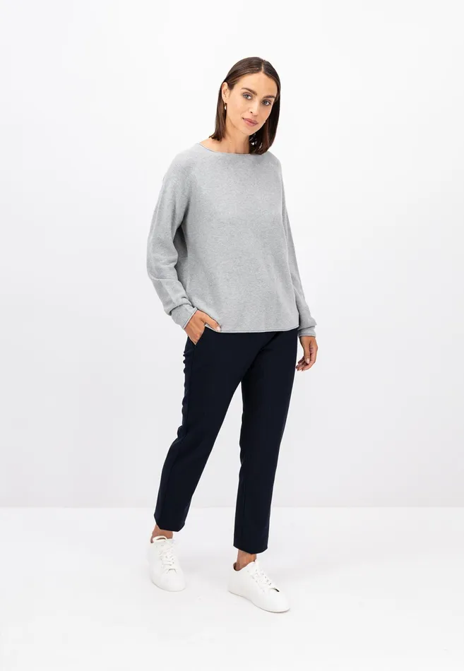 Sweater Women FYNCHHATTON Basic Fine Knit Sweater Navyoffwhitepinksoft Lavenderhot Gingersilver Graysweet Berryblackmystic Purple Sweater Women FYNCHHATTON Basic Fine Knit Sweater Navyoffwhitepinksoft Lavenderhot Gingersilver Graysweet Berryblackmystic Purple
