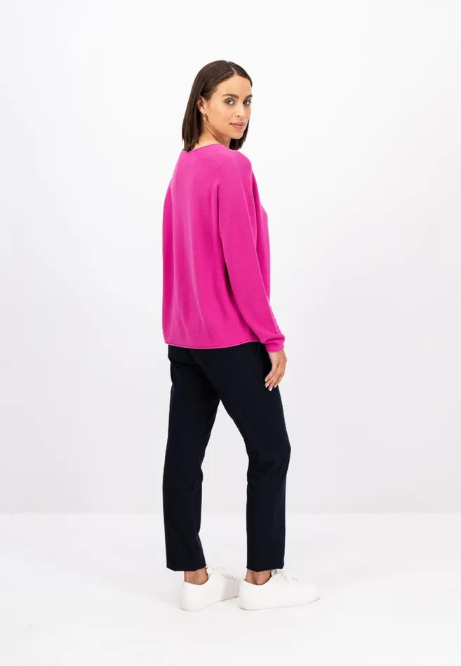 Sweater Women FYNCHHATTON Basic Fine Knit Sweater Navyoffwhitepinksoft Lavenderhot Gingersilver Graysweet Berryblackmystic Purple Sweater Women FYNCHHATTON Basic Fine Knit Sweater Navyoffwhitepinksoft Lavenderhot Gingersilver Graysweet Berryblackmystic Purple