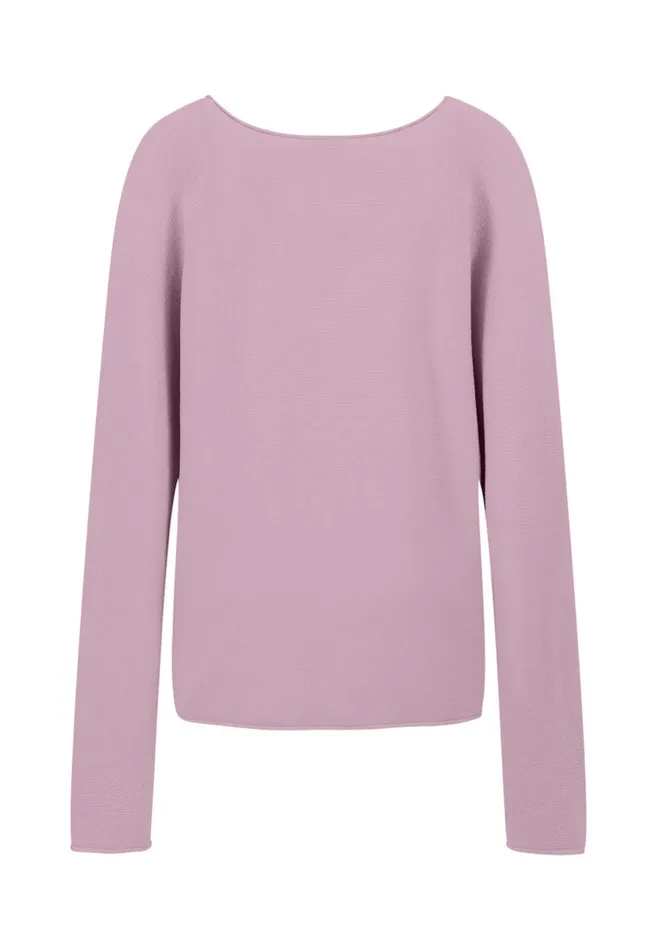 Sweater Women FYNCHHATTON Cotton Sweater With Vneckline Faded Lavendermilkelegant Pinkdusty Rosemodern Plumroyal Blueaqua Seablack