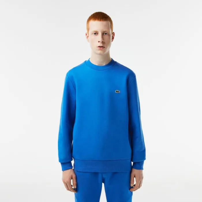 Sweaters and Sweatshirts Men Lacoste Men039s Brushed Fleece Sweatshirt Blue Siy Sweaters and Sweatshirts Men Lacoste Men039s Brushed Fleece Sweatshirt Blue Siy