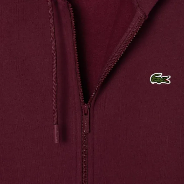 Sweaters and Sweatshirts Men Lacoste Men039s Colorblock Hoodie Bordeaux Red White Igw
