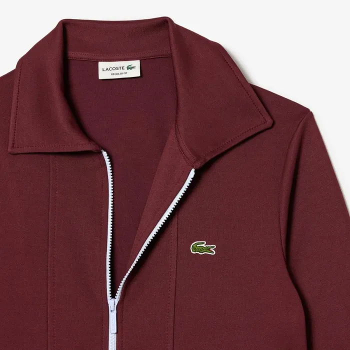 Sweaters and Sweatshirts Men Lacoste Men039s Heritage Inspired Paris Interlock Sweatshirt Bordeaux Ixz