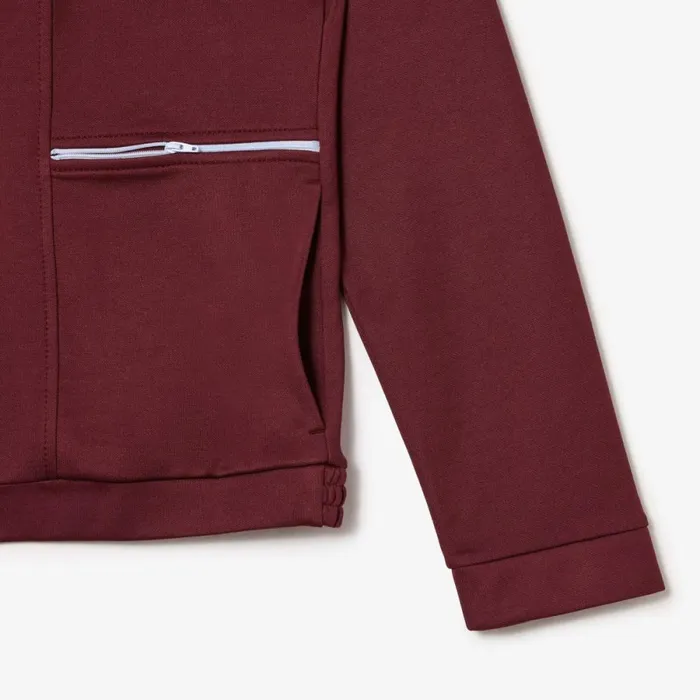 Sweaters and Sweatshirts Men Lacoste Men039s Heritage Inspired Paris Interlock Sweatshirt Bordeaux Ixz