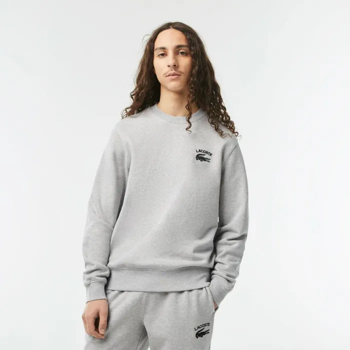 Sweaters and Sweatshirts Men Lacoste Men039s Inscription Crew Neck Sweatshirt Grey Chine Cca Sweaters and Sweatshirts Men Lacoste Men039s Inscription Crew Neck Sweatshirt Grey Chine Cca