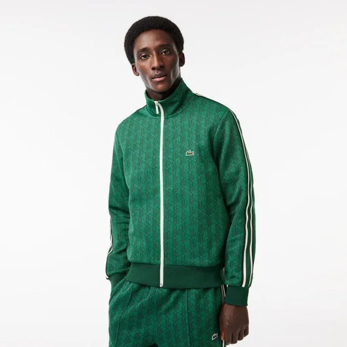 Sweaters and Sweatshirts Men Lacoste Men039s Paris Monogram ZipUp Sweatshirt Green Qij Sweaters and Sweatshirts Men Lacoste Men039s Paris Monogram ZipUp Sweatshirt Green Qij