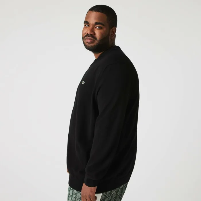 Sweaters and Sweatshirts Men Lacoste Men039s VNeck Organic Cotton Sweater Black 031