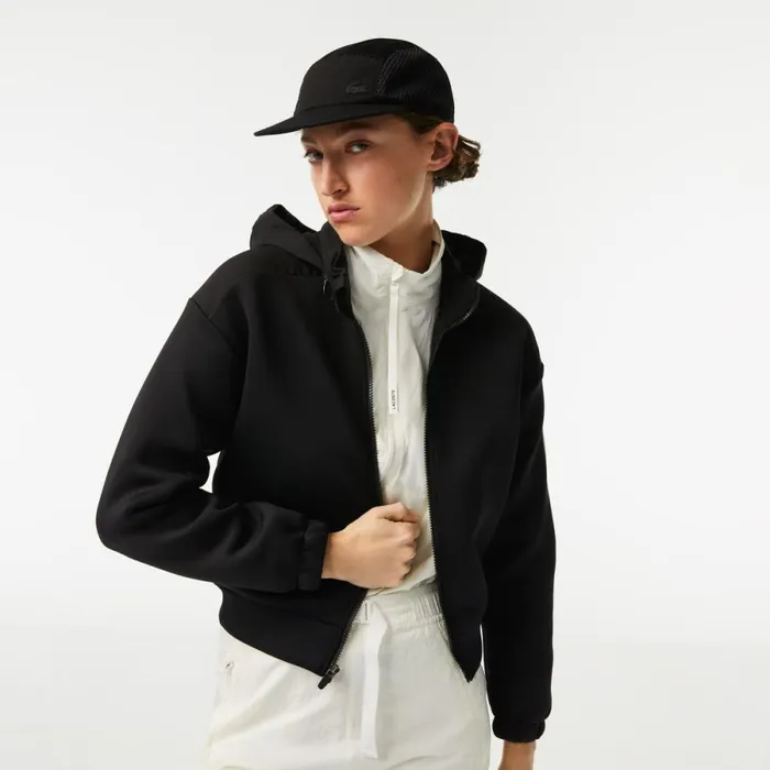 Sweaters and Sweatshirts Women Lacoste Women039s Loose Fit ZipUp Sweatshirt Black 031 Sweaters and Sweatshirts Women Lacoste Women039s Loose Fit ZipUp Sweatshirt Black 031