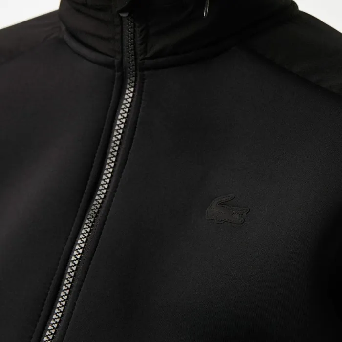 Sweaters and Sweatshirts Women Lacoste Women039s Loose Fit ZipUp Sweatshirt Black 031