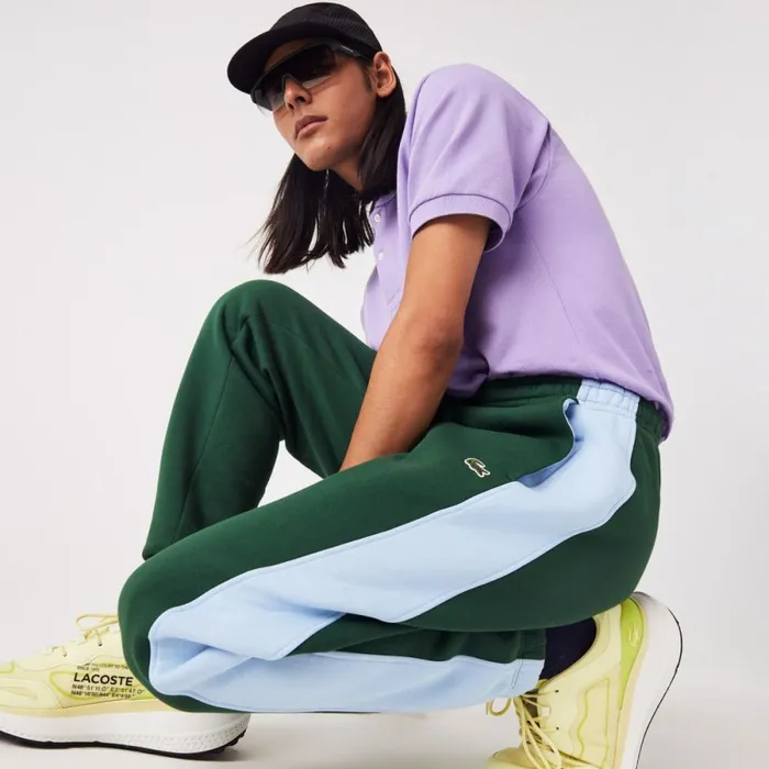 Sweatpants and Trousers Men Lacoste Men039s Contrast Bands Sweatpants Green Blue Dqa Sweatpants and Trousers Men Lacoste Men039s Contrast Bands Sweatpants Green Blue Dqa