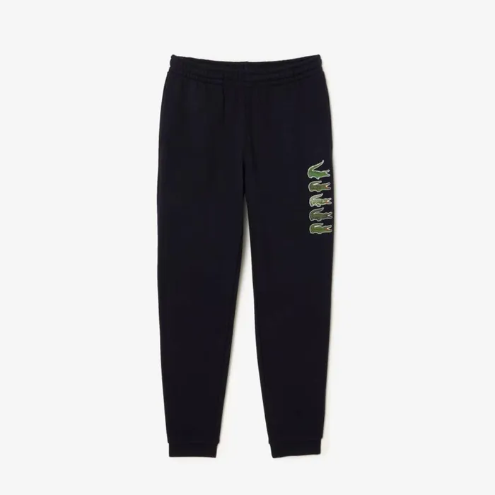 Sweatpants and Trousers Men Lacoste Men039s Iconic Print Joggers Abysm Blue Hde