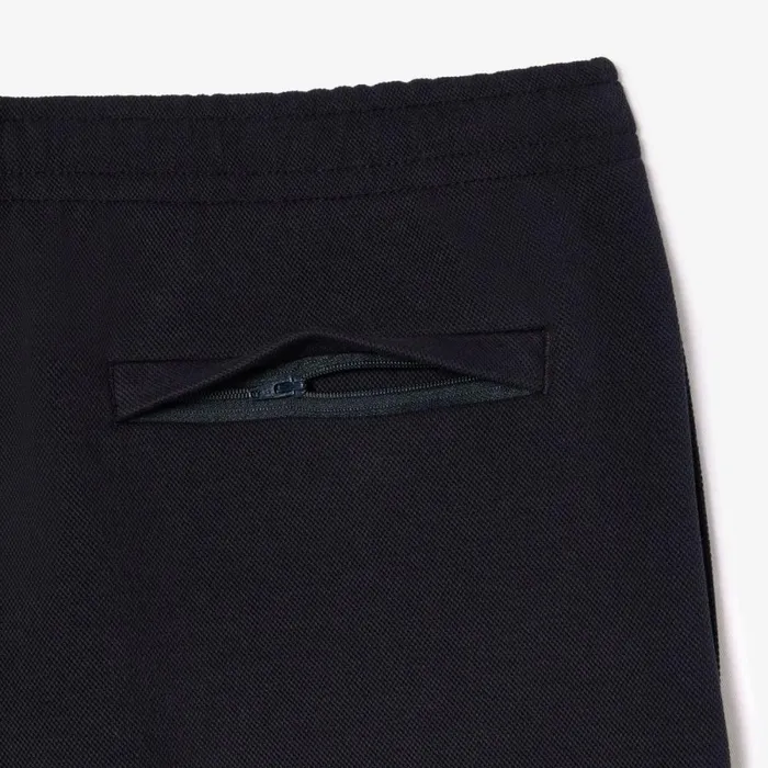 Sweatpants and Trousers Men Lacoste Men039s Piqu Sweatpants Abysm Blue Hde