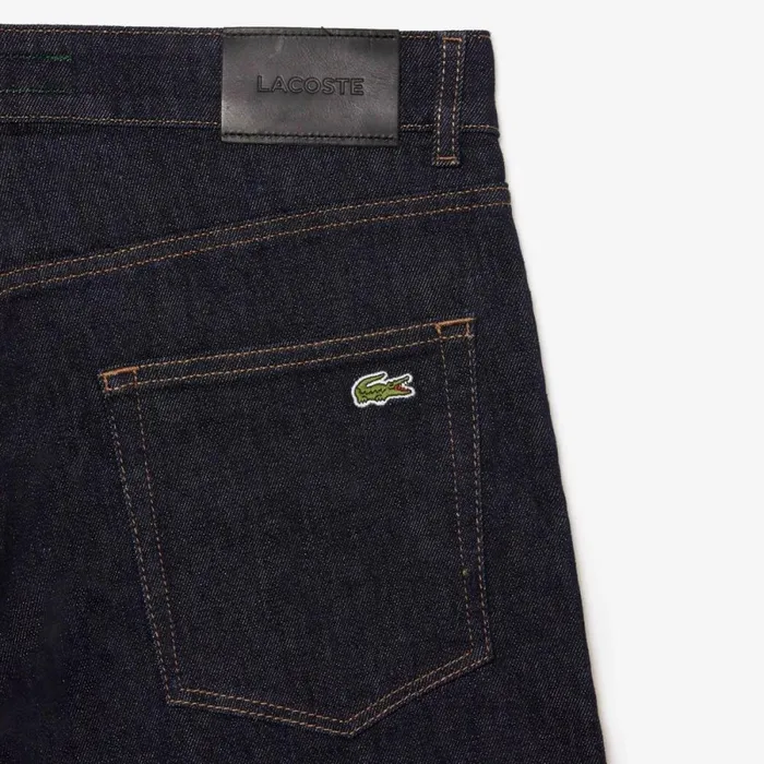 Sweatpants and Trousers Men Lacoste Men039s Slim Fit Stretch Cotton Denim Jeans Blue Ml4