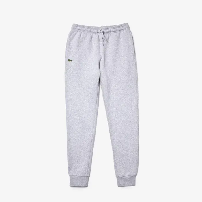 Sweatpants and Trousers Men Lacoste Men039s SPORT Fleece Tennis Sweatpants Grey Chine Cca