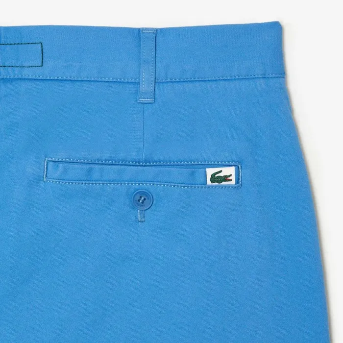 Sweatpants and Trousers Men Lacoste Men039s Stretch Cotton Slim Fit Pants Ethereal Blue L99