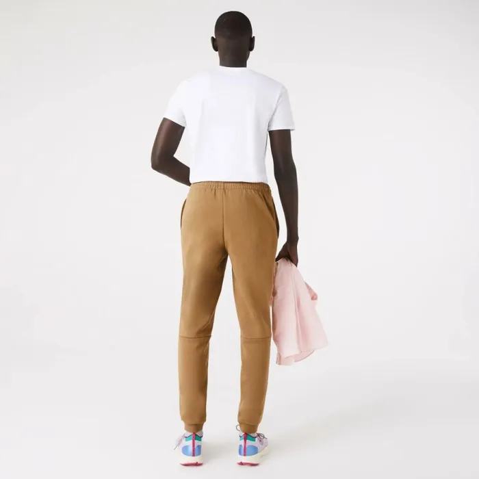 Sweatpants and Trousers Men Lacoste Mens Organic Cotton Sweatpants Brown Z0w