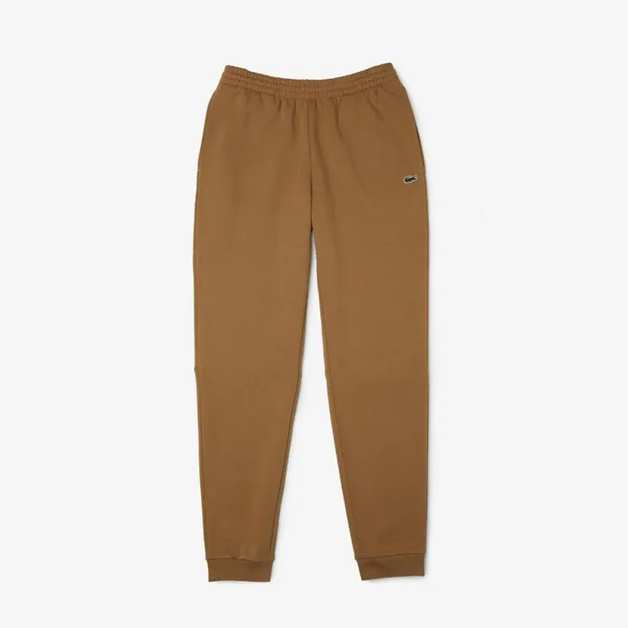 Sweatpants and Trousers Men Lacoste Mens Organic Cotton Sweatpants Brown Z0w